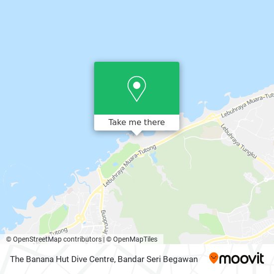 The Banana Hut Dive Centre map