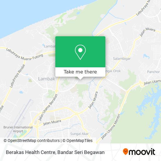 Berakas Health Centre map