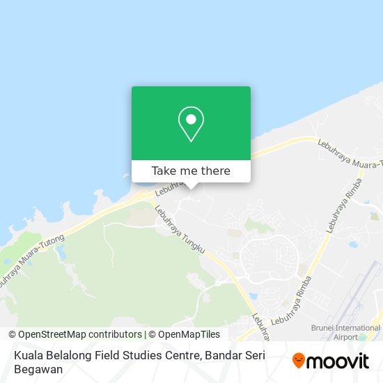 Kuala Belalong Field Studies Centre map