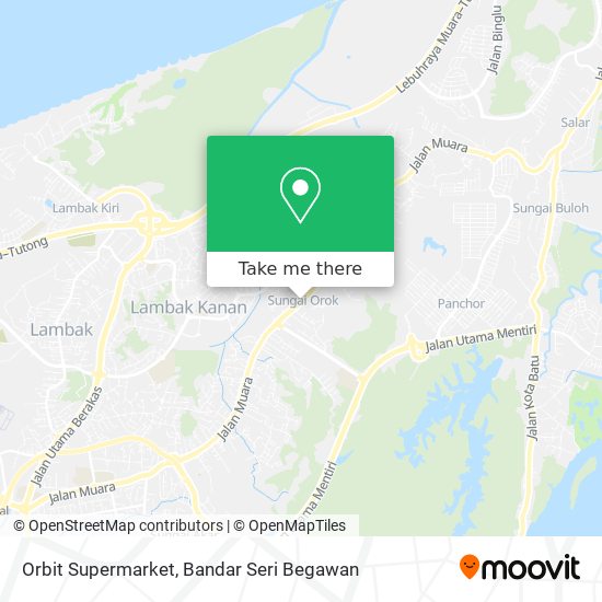 Orbit Supermarket map