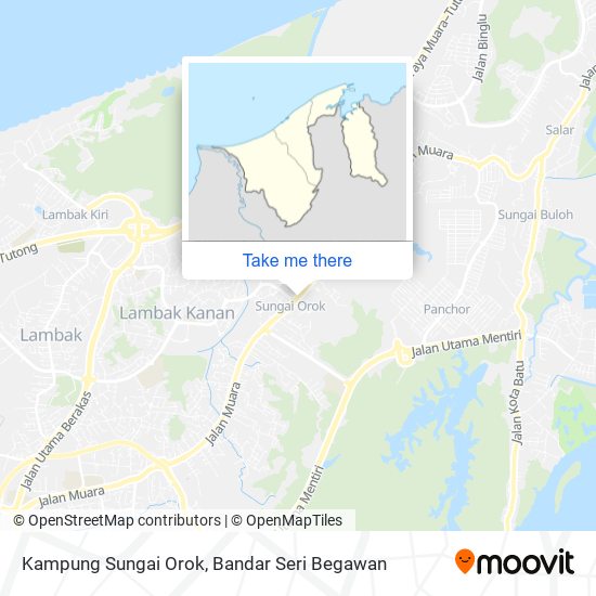 Kampung Sungai Orok map