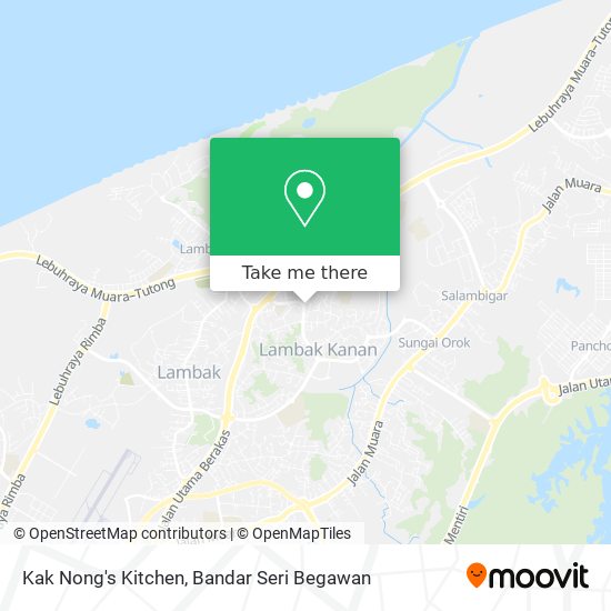 Kak Nong's Kitchen map
