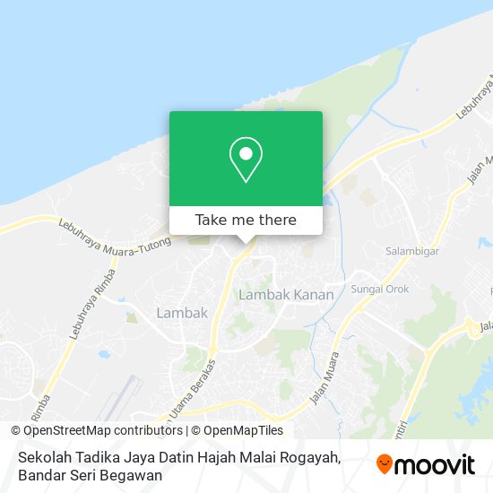 Peta Sekolah Tadika Jaya Datin Hajah Malai Rogayah
