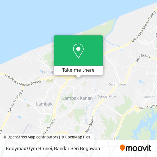 Bodymax Gym Brunei map