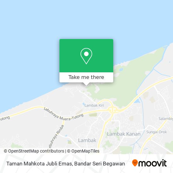 Taman Mahkota Jubli Emas map