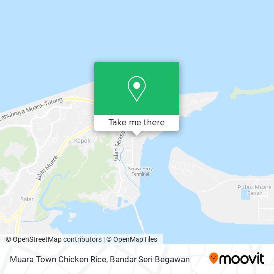 Muara Town Chicken Rice map