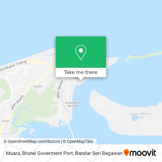 Muara, Brunei Goverment Port map