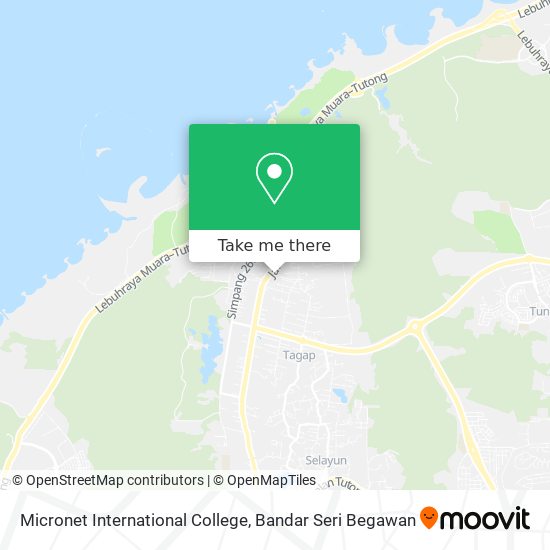 Micronet International College map