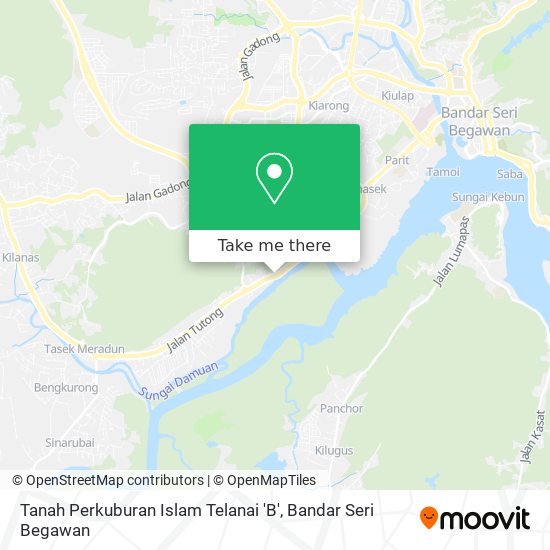 Peta Tanah Perkuburan Islam Telanai 'B'