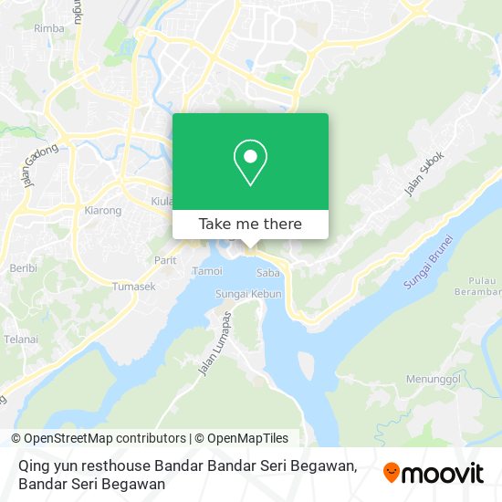 Qing yun resthouse Bandar Bandar Seri Begawan map