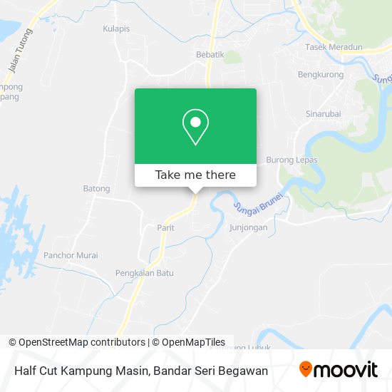 Half Cut Kampung Masin map