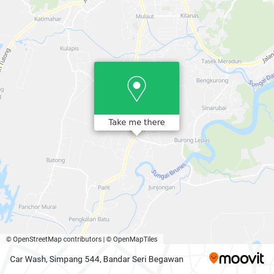 Car Wash, Simpang 544 map