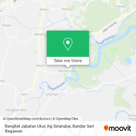 Bengkel Jabatan Ukur, Kg Sinarubai map