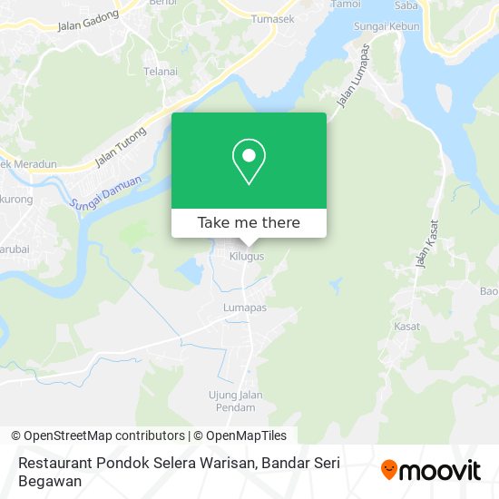 Restaurant Pondok Selera Warisan map