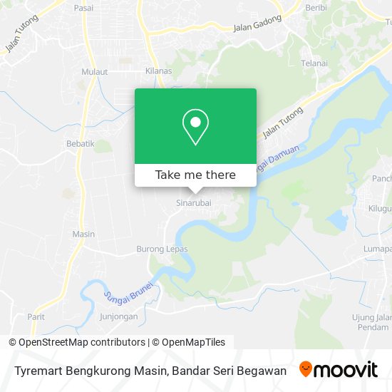 Peta Tyremart Bengkurong Masin