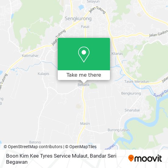 Boon Kim Kee Tyres Service Mulaut map