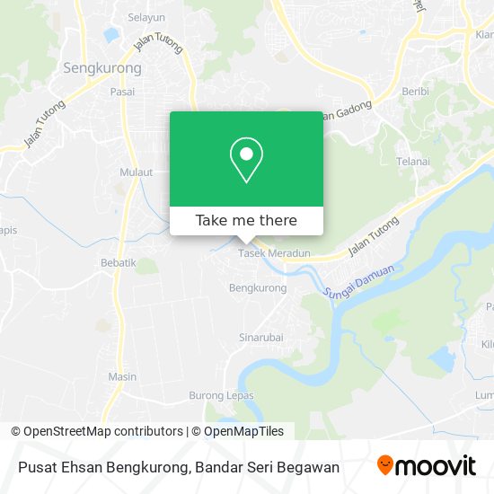 Peta Pusat Ehsan Bengkurong