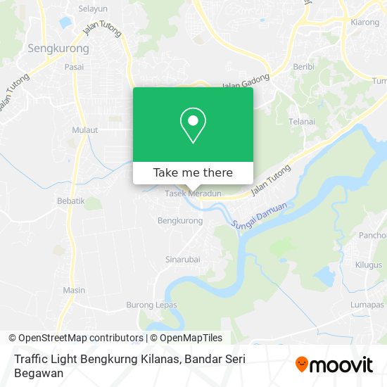 Traffic Light Bengkurng Kilanas map