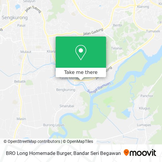 BRO Long Homemade Burger map