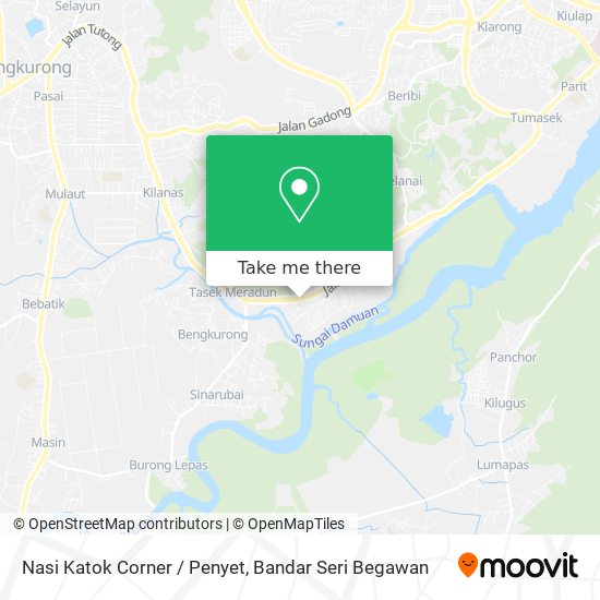 Peta Nasi Katok Corner / Penyet