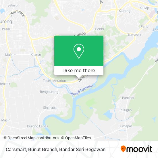 Carsmart, Bunut Branch map