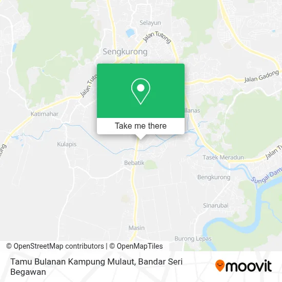 Tamu Bulanan Kampung Mulaut map