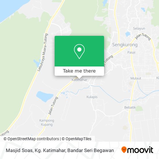 Peta Masjid Soas, Kg. Katimahar