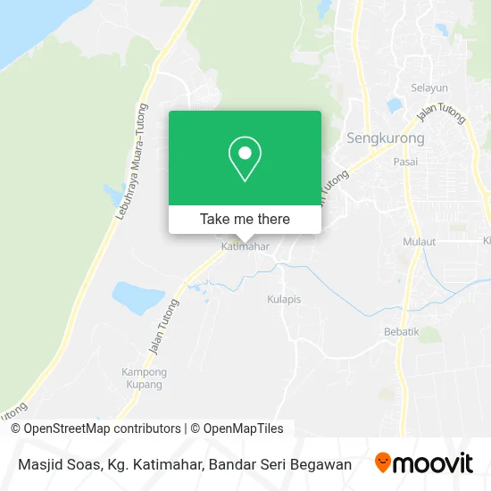 Masjid Soas, Kg. Katimahar map