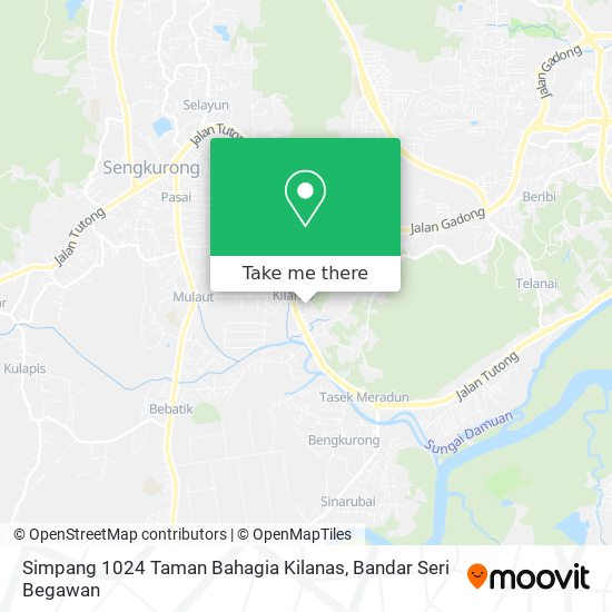 Peta Simpang 1024 Taman Bahagia Kilanas