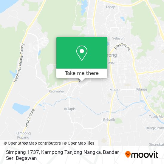 Simpang 1737, Kampong Tanjong Nangka map