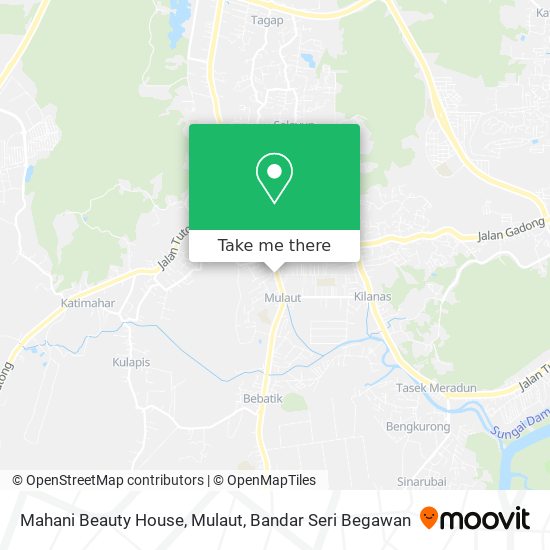Mahani Beauty House, Mulaut map