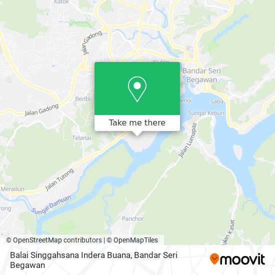 Peta Balai Singgahsana Indera Buana