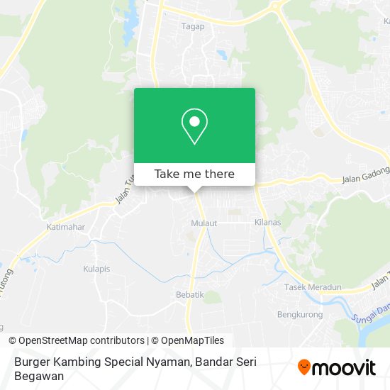 Burger Kambing Special Nyaman map