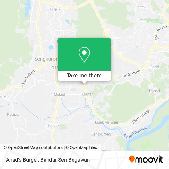 Ahad's Burger map