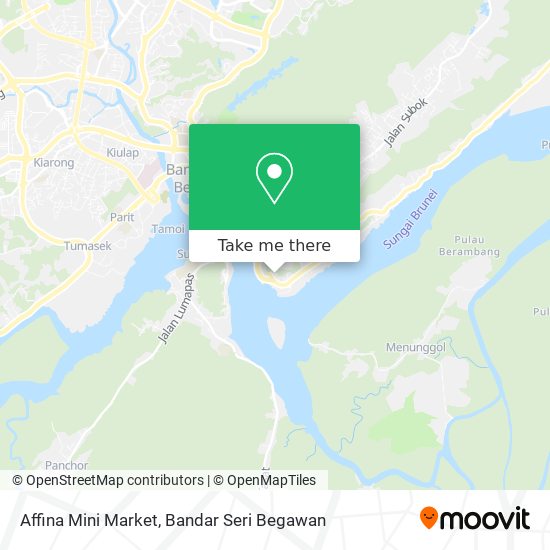 Affina Mini Market map
