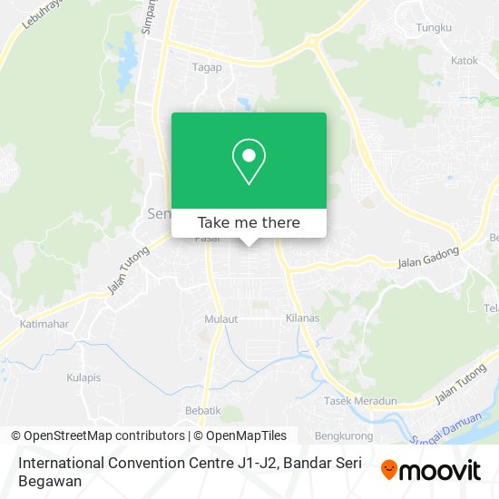 International Convention Centre J1-J2 map