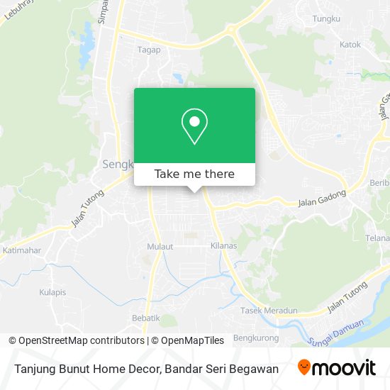 Peta Tanjung Bunut Home Decor