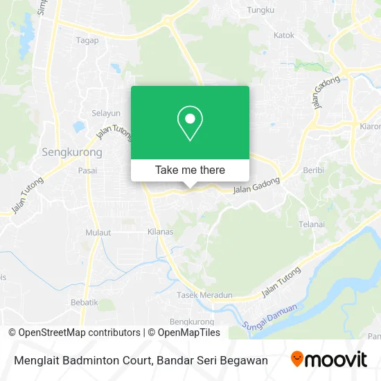 Menglait Badminton Court map