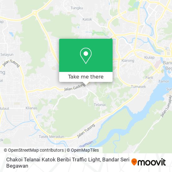 Chakoi Telanai Katok Beribi Traffic Light map