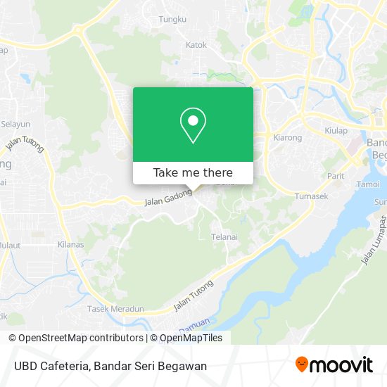 UBD Cafeteria map