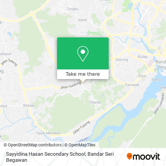 Peta Sayyidina Hasan Secondary School
