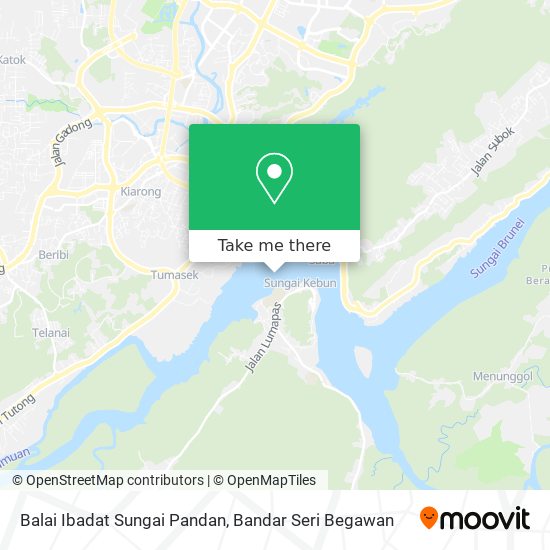 Peta Balai Ibadat Sungai Pandan