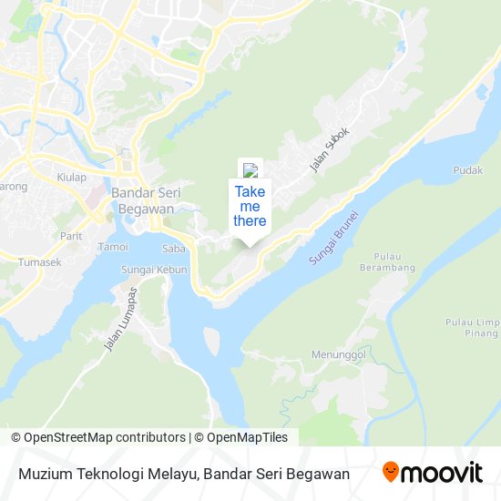 Muzium Teknologi Melayu map