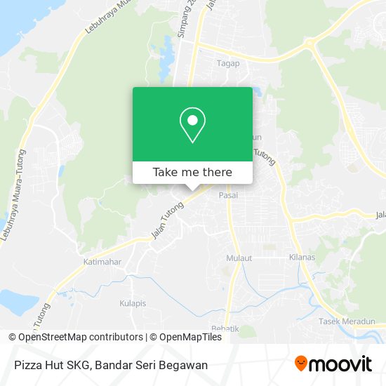 Pizza Hut SKG map