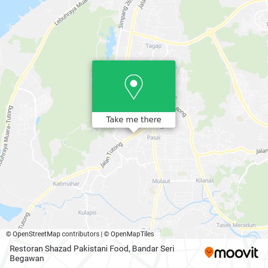 Peta Restoran Shazad Pakistani Food