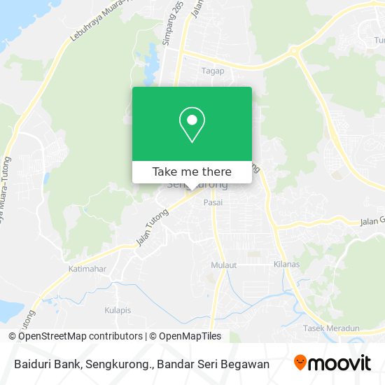 Baiduri Bank, Sengkurong. map