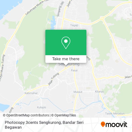 Photocopy 3cents Sengkurong map