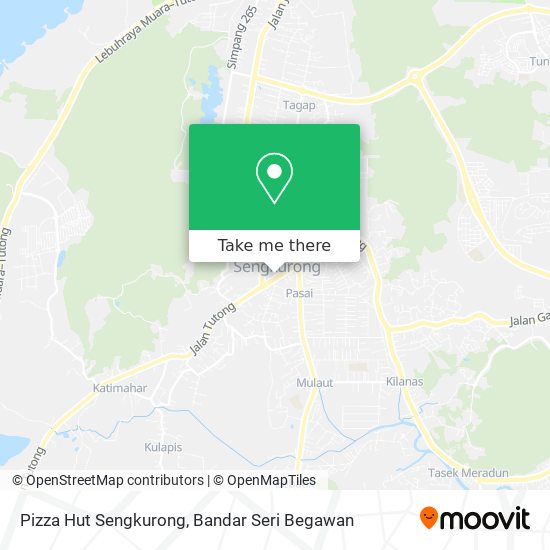 Pizza Hut Sengkurong map