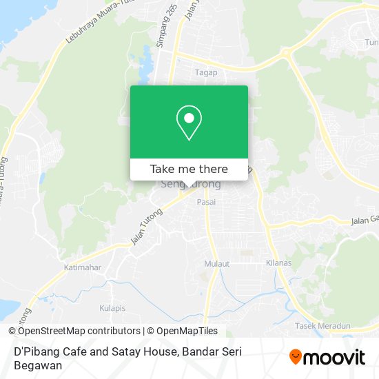 D'Pibang Cafe and Satay House map