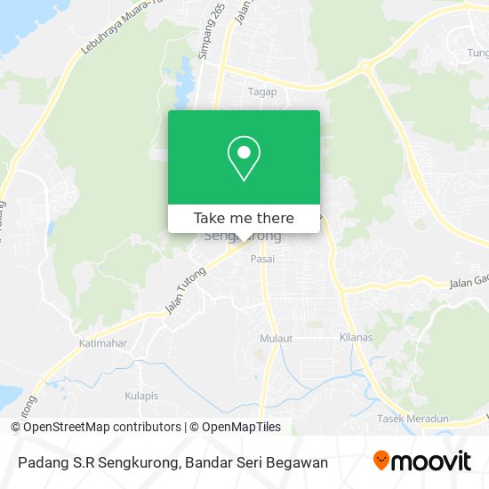 Padang S.R Sengkurong map